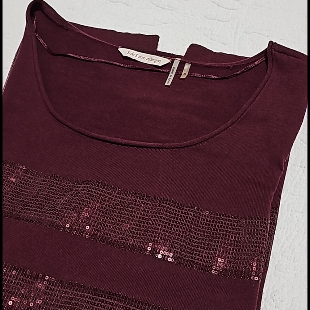 Soft Surroundings Sequence Pullover Knit Sweater - image 2